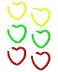 Multi-Pack Heart Cutout Earrings - 3 Pair