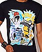 Naruto and Sasuke Collage T Shirt - Naruto Shippuden
