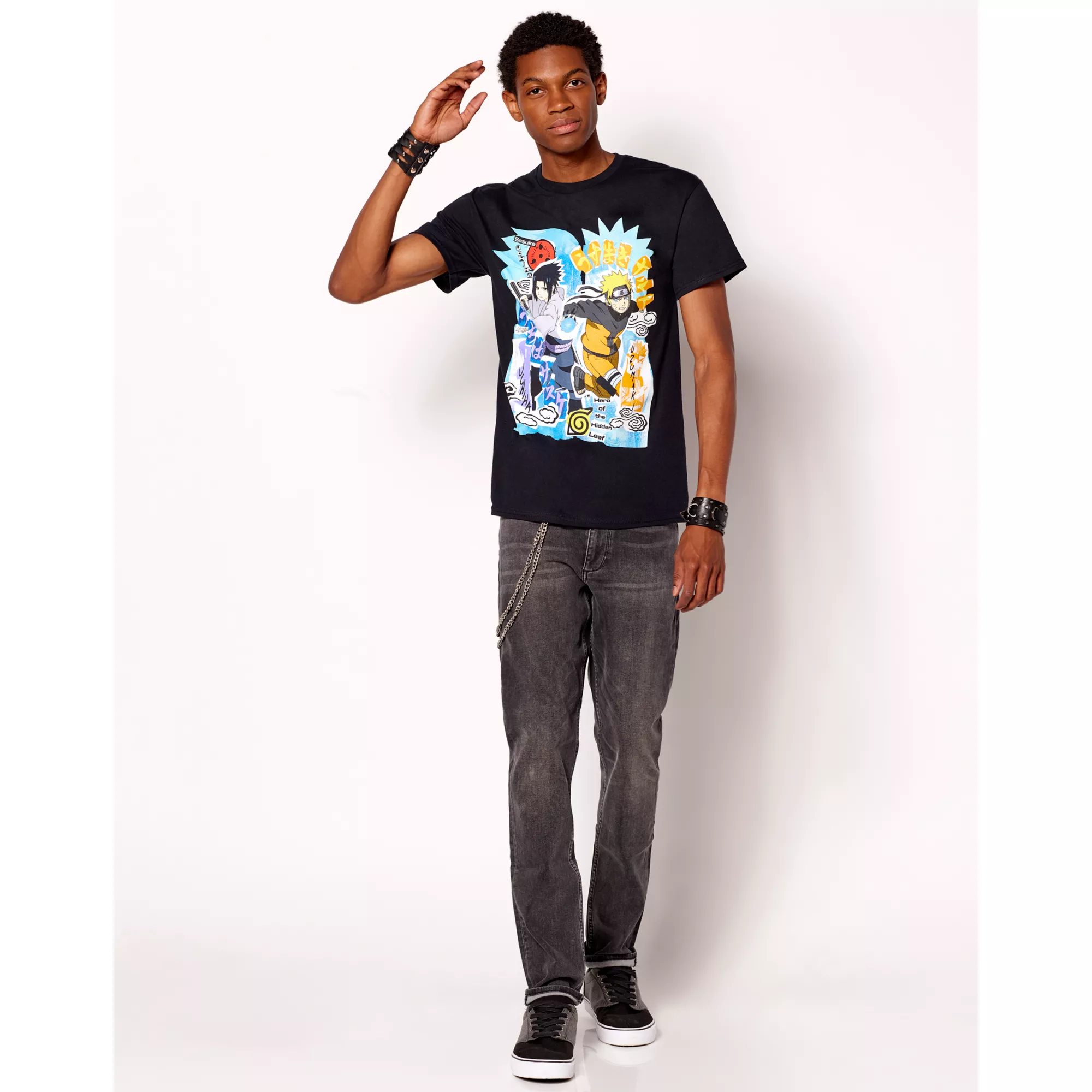 Naruto and Sasuke Collage T Shirt - Naruto Shippuden at Spencer's