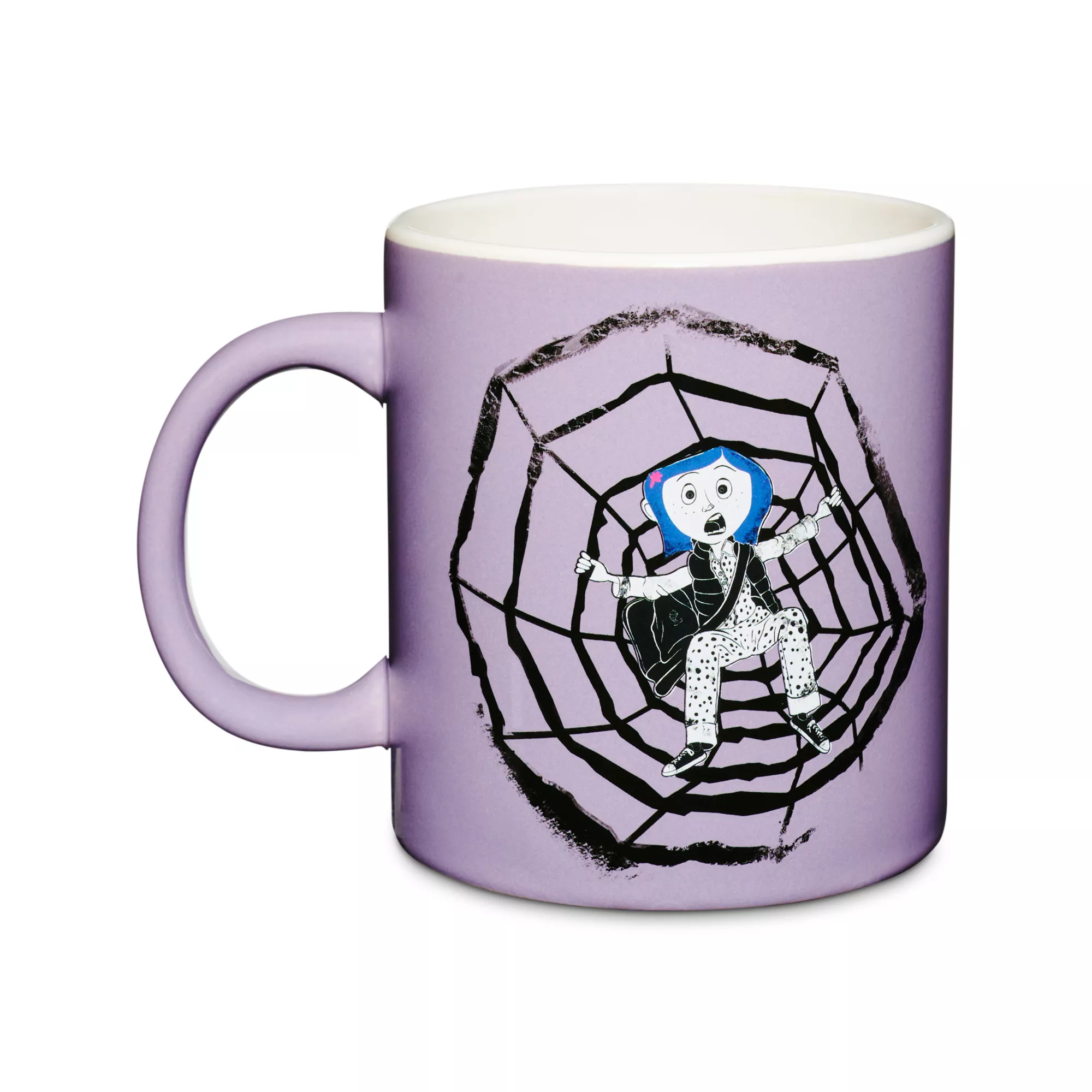 Coraline Spiderweb Coffee Mug - 20 oz at Spencer's