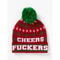 Cheers Fuckers Cuff Beanie Hat at Spencer's