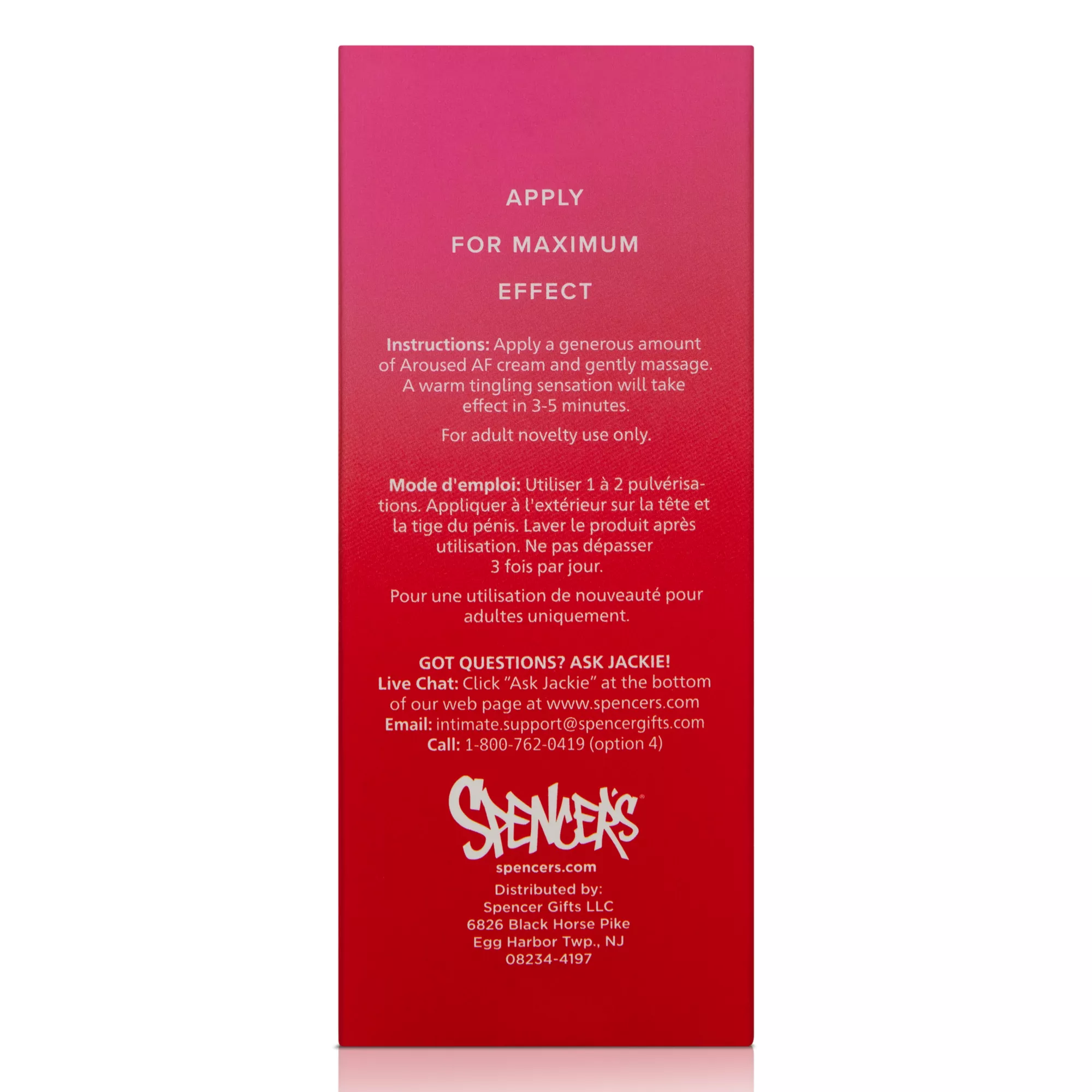 Hard AF Erection Enhancing Cream - 1.5 oz. at Spencer's