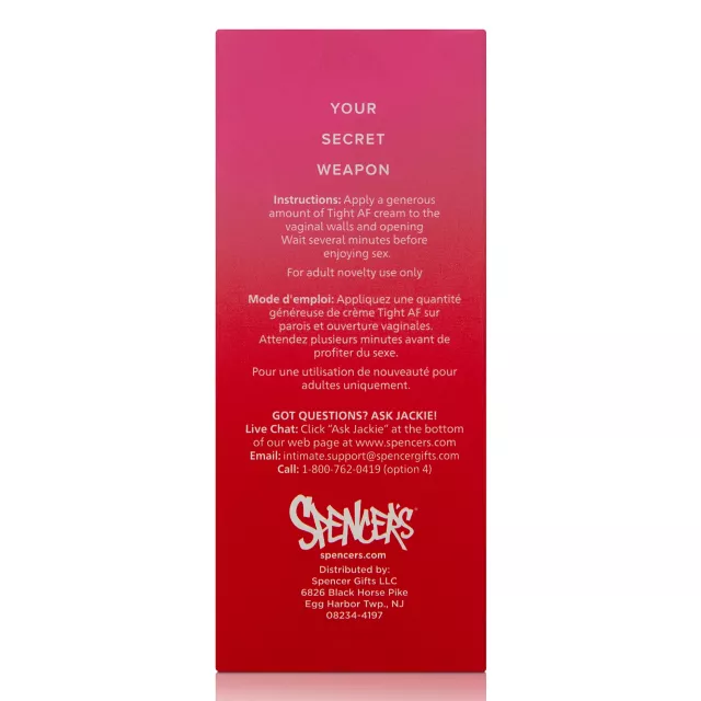 Tight AF Vaginal Tightening Cream - 1.5 oz. at Spencer's