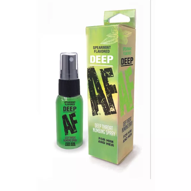 Deep AF Spearmint Throat Numbing Spray - 1 oz. at Spencer's