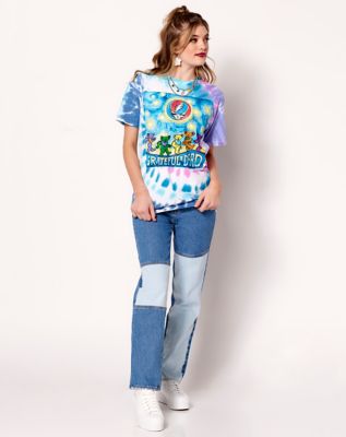Starry Bears Tie Dye Grateful Dead T Shirt