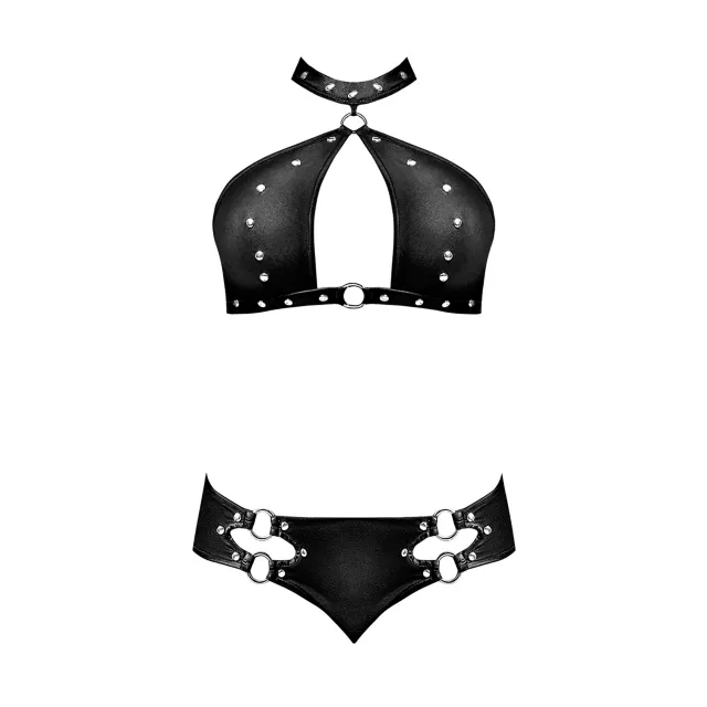 Juno Studded Bra and Panty Set at Spencer's
