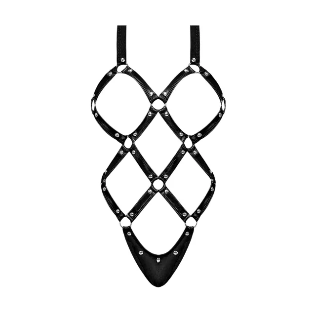 Contessa Studded Strappy Bodysuit at Spencer's