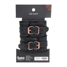 Midnight Fur Handcuffs - Pleasure Bound at Spencer's