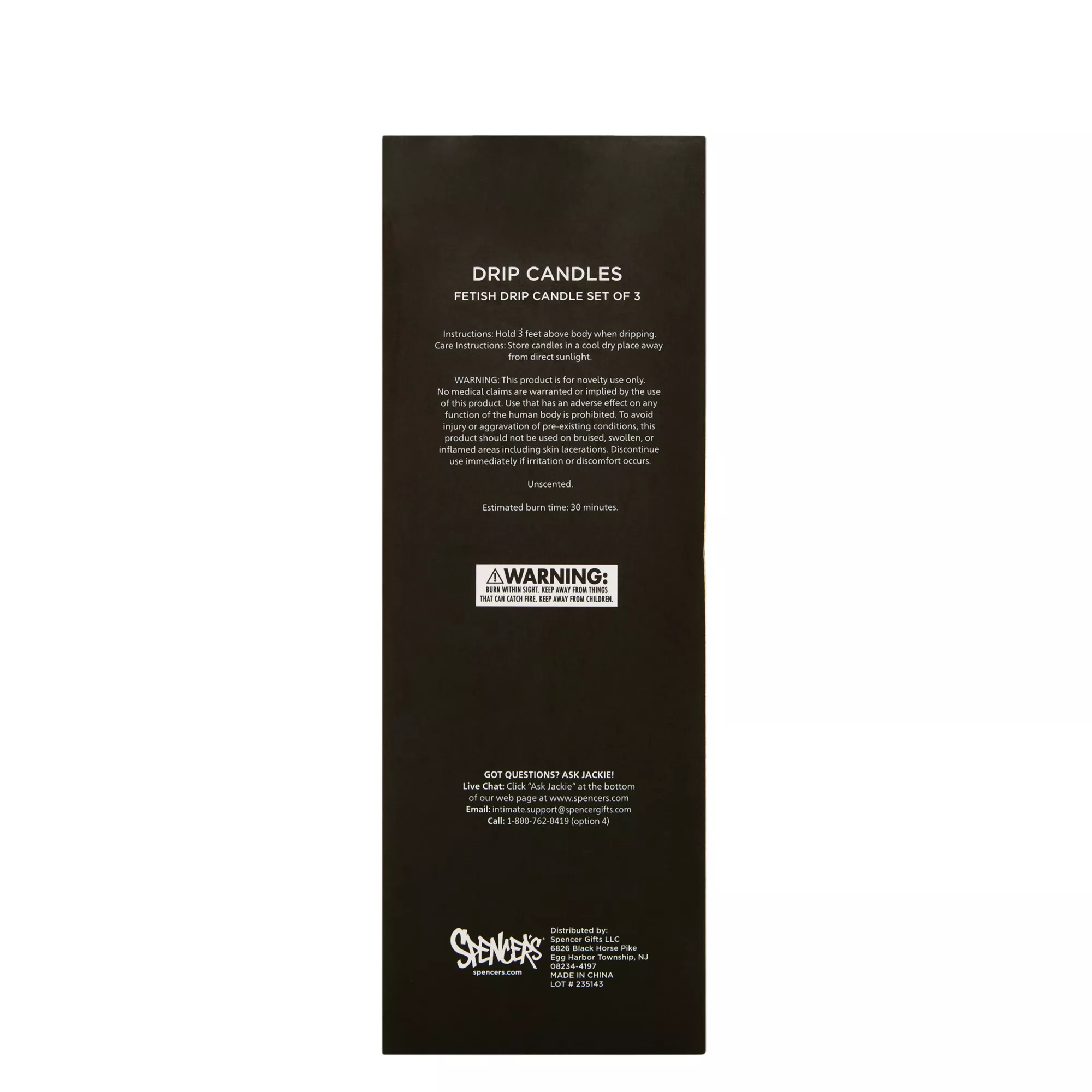 Pleasure Bound Fantasy Drip Candles - 3 Pack at Spencer's