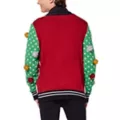 Light-Up Wreath Christmas Cardigan Sweater at Spencer's