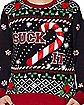 Light-Up Suck It Ugly Christmas Sweater
