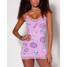 Pink Witchy Cami Mini Dress at Spencer's