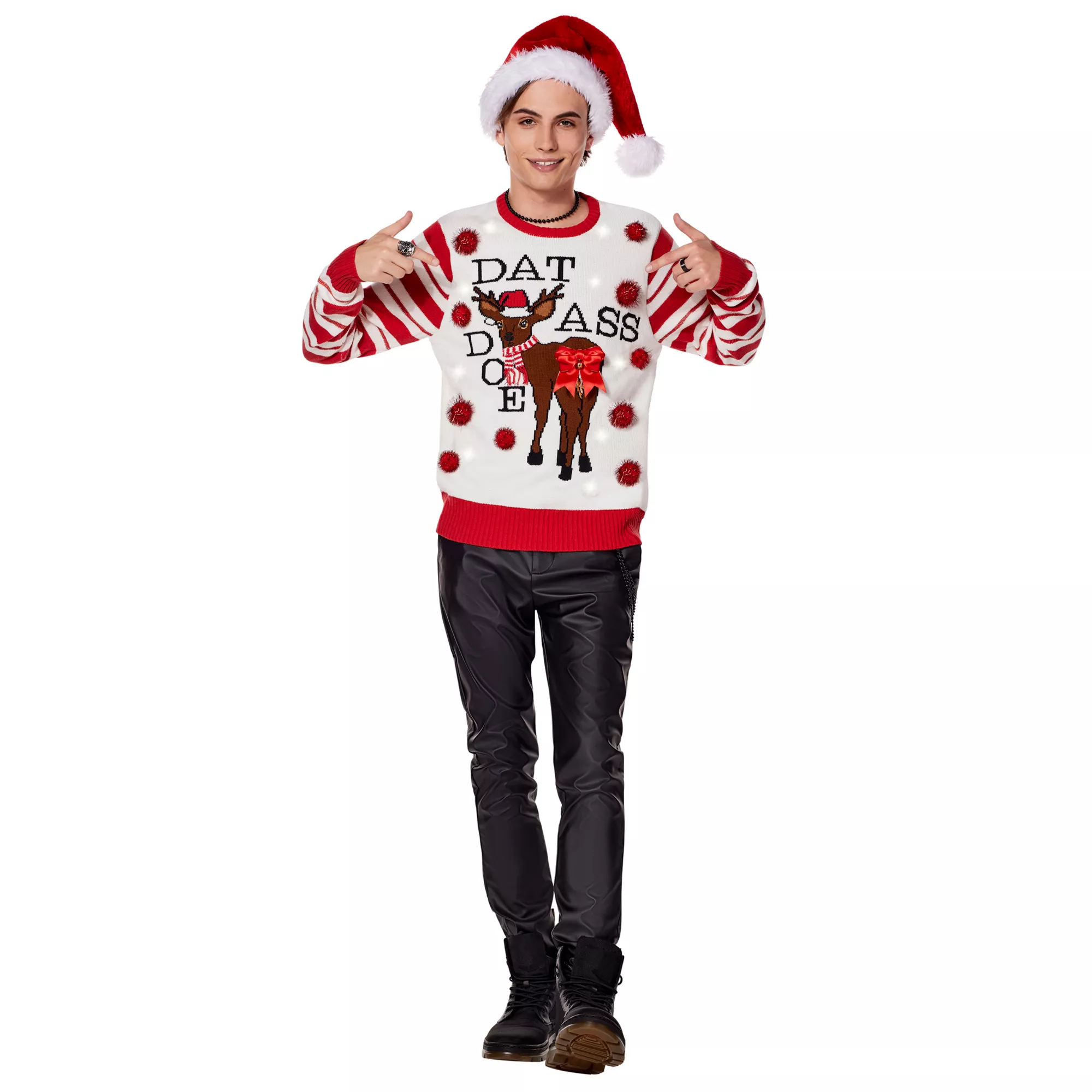 Light-Up Dat Ass Doe Christmas Sweater at Spencer's