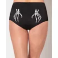Skeleton Booty Shorts at Spencer's