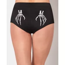 Skeleton Booty Shorts at Spencer's