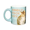 Kindly Fuck Off Vintage Cat Coffee Mug - 20 oz. at Spencer's