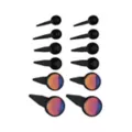 Multi-Pack Black Anodized Stretching Taper Kit - 6 Pairs at Spencer's