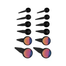 Multi-Pack Black Anodized Stretching Taper Kit - 6 Pairs at Spencer's