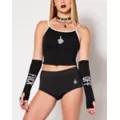 Skeleton Middle Finger Tank Top at Spencer's
