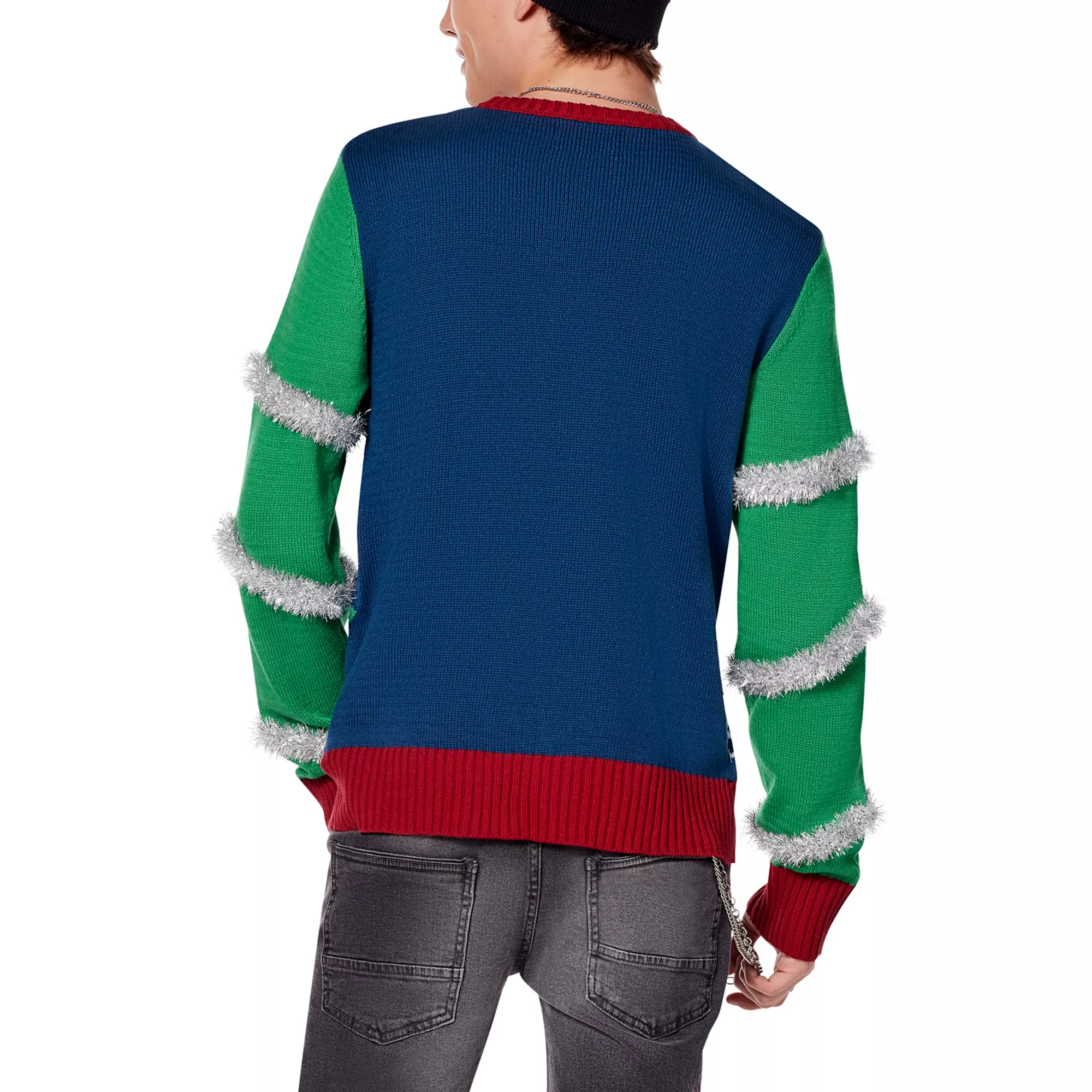 Light-Up Santa Knows You've Been a Bitch Christmas Sweater