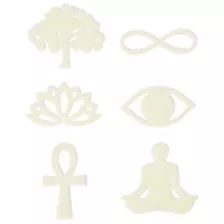 Glow in the Dark Serenity Stick-On Pieces - 24 Pack at Spencer's