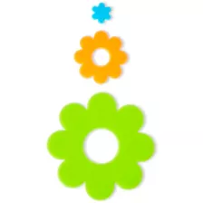 Black Light Flower Stick-On Pieces - 50 Pack at Spencer's