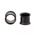 Black Titanium Double Flare Tunnels at Spencer's