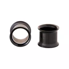 Black Titanium Double Flare Tunnels at Spencer's