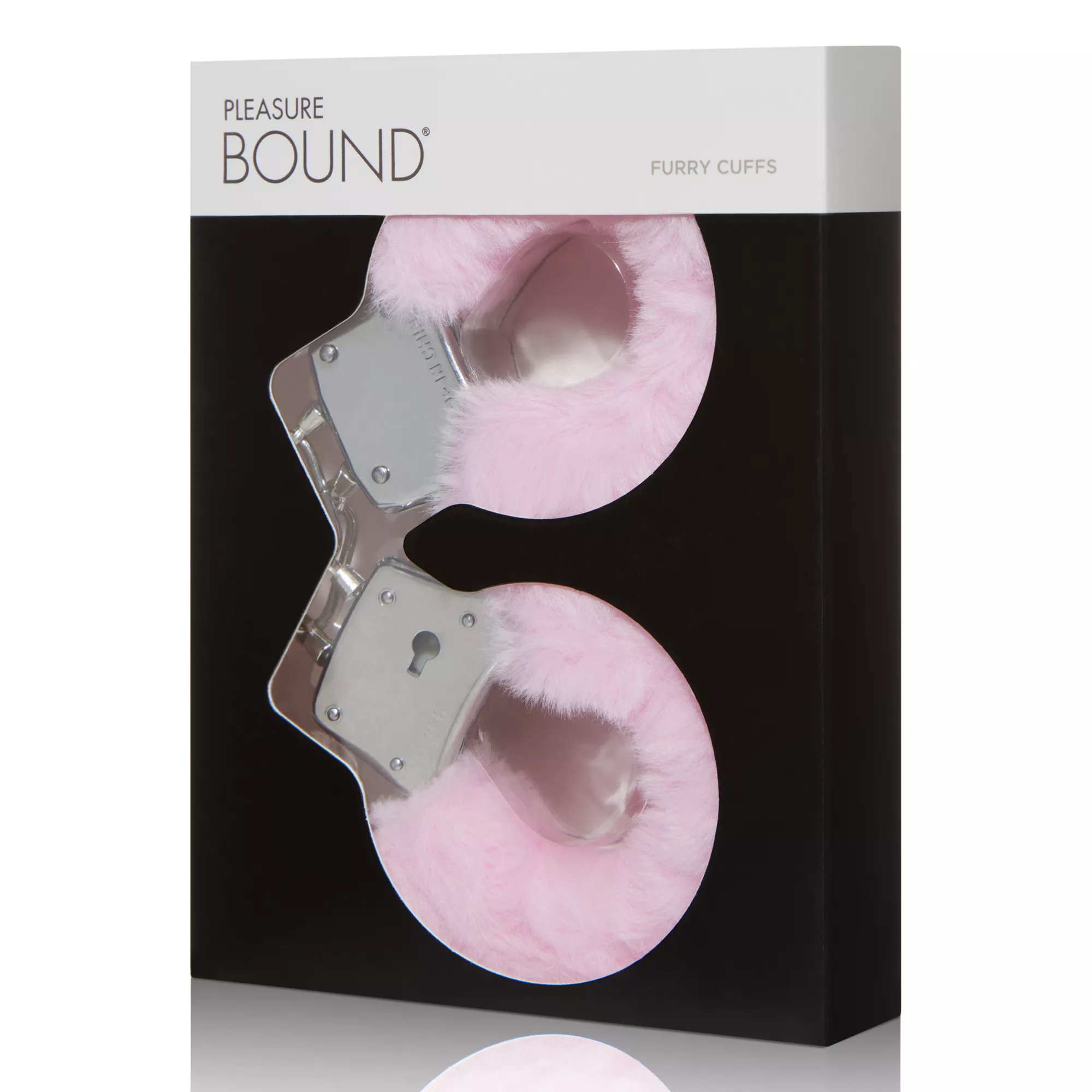 Pink Furry Handcuffs - Pleasure Bound at Spencer's