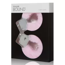 Pink Furry Handcuffs - Pleasure Bound at Spencer's