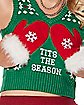 Tits the Season Ugly Christmas Sweater Vest