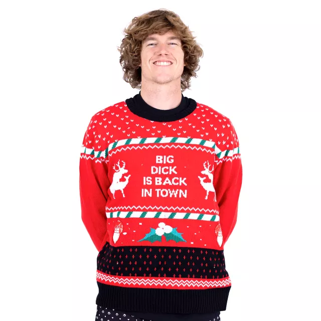 Light Up Big Dick Is Back in Town Christmas Sweater Danny Duncan Spencer s