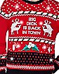 Light-Up Big Dick Is Back in Town Ugly Christmas Sweater - Danny Duncan