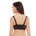 Black Matte Lace-Up Bustier at Spencer's