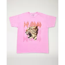 Pink Def Leppard T Shirt at Spencer's