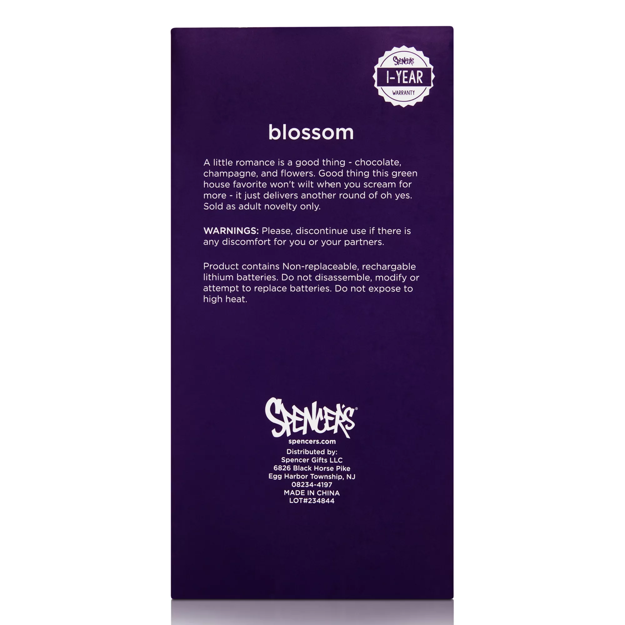 Blossom Rechargeable Waterproof Vibrator 3 Inch - Hott Love at Spencer's
