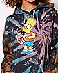 Tie Dye Bart Simpson Squishee Hoodie - The Simpsons