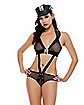 Sexy Cop Teddy and Hat Set