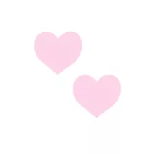 Pink Lace Heart Nipple Pasties at Spencer's