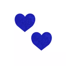 Blue Lace Heart Nipple Pasties at Spencer's