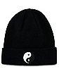 Yin Yang Cuff Beanie Hat