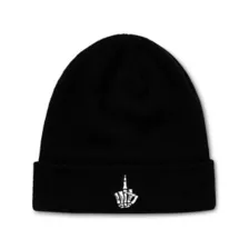 Skeleton Finger Cuff Beanie Hat at Spencer's