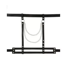 Adjustable Garter with Chain at Spencer's
