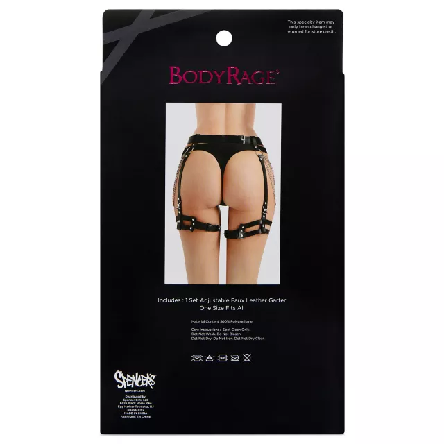 Adjustable Garter with Chain at Spencer's