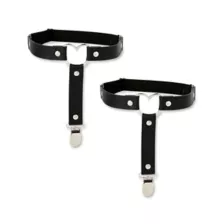 Heart Leg Garters - 2 Pack at Spencer's