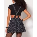 Pentagram Skirt with Suspenders at Spencer's
