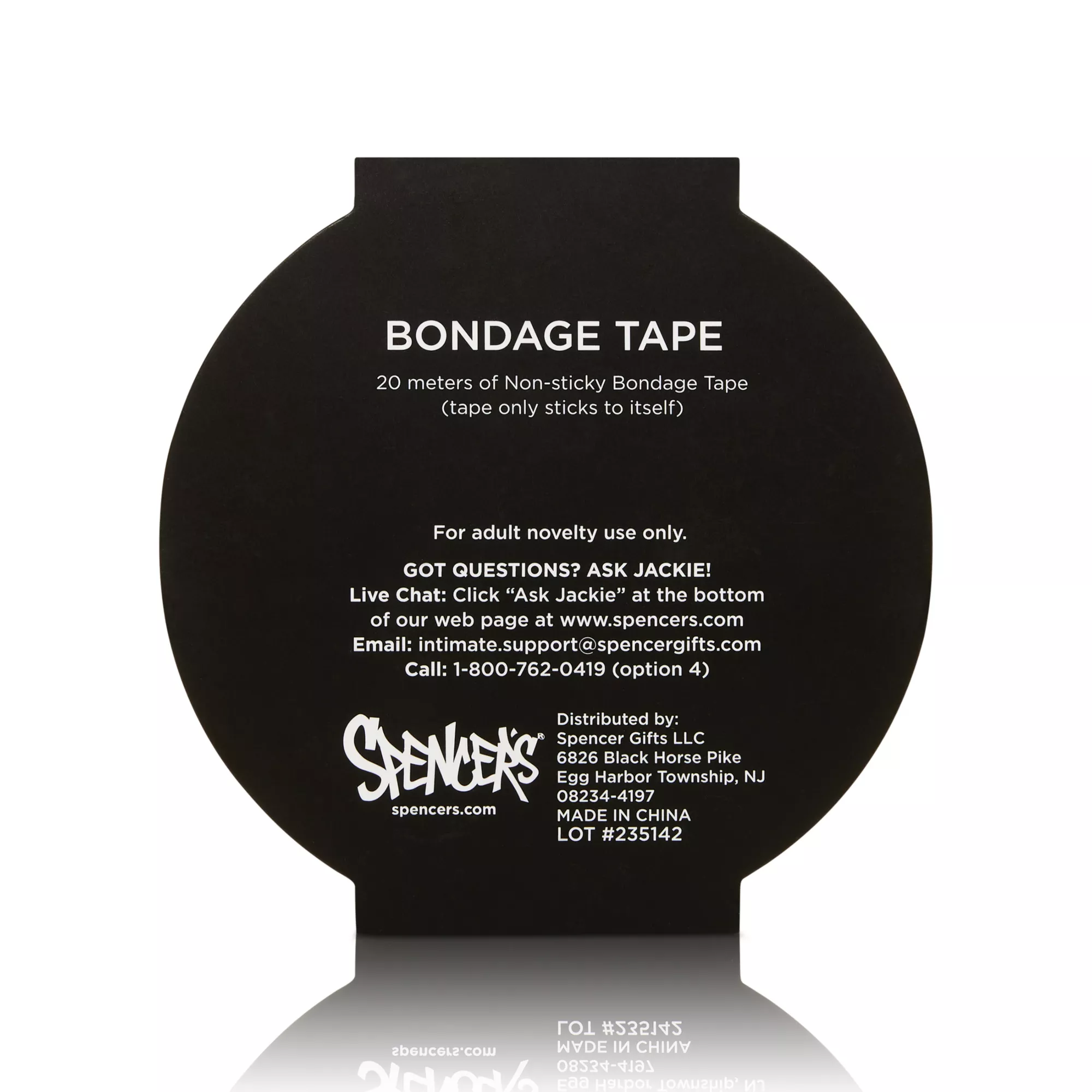 Black Bondage Tape - Pleasure Bound at Spencer's