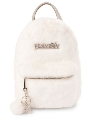 Black Embossed Playboy Bunny Mini Backpack - Spencer's