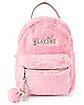 Pink Furry Playboy Mini Backpack