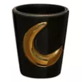 Gold Crescent Moon Shot Glass - 2 oz. at Spencer's